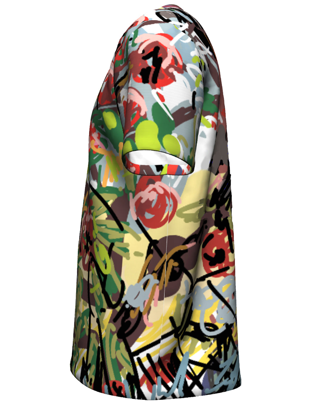 ART012025 ArtShirt Short sleeve T-shirt. The T-shirt design is from an drawing made in a museum