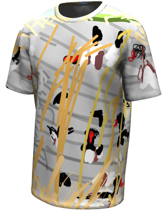 NAT012025 NatureShirt The t-shirt design is from a drawing drawed in nature