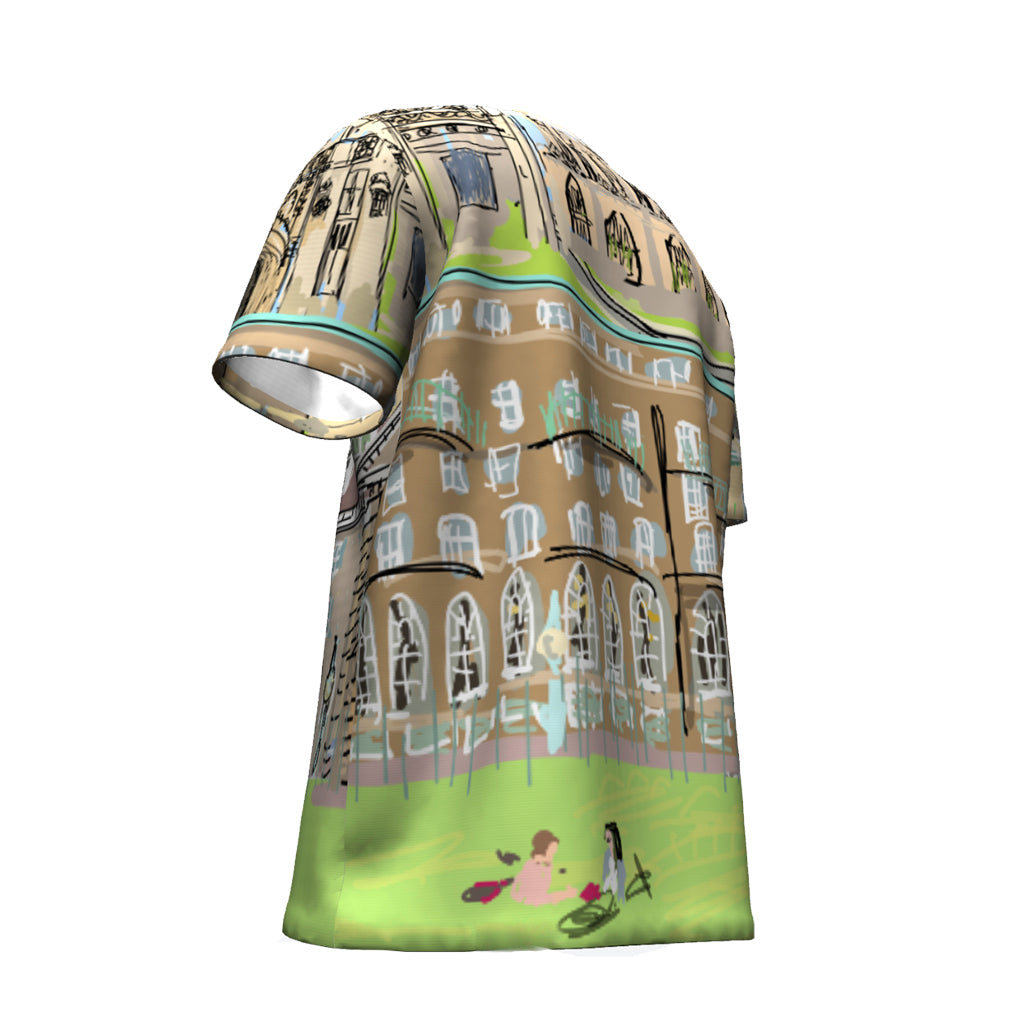 CIT142025 CityShirt The T-shirt design is drawn during the visit to the city of Cambridge