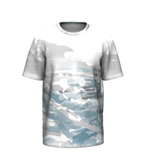 WAT012025 WaterShirt Short sleeve T-shirt. The T-shirt design is from an drawing made near the water.